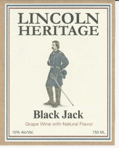 Lincoln Heritage Winery Black Jack